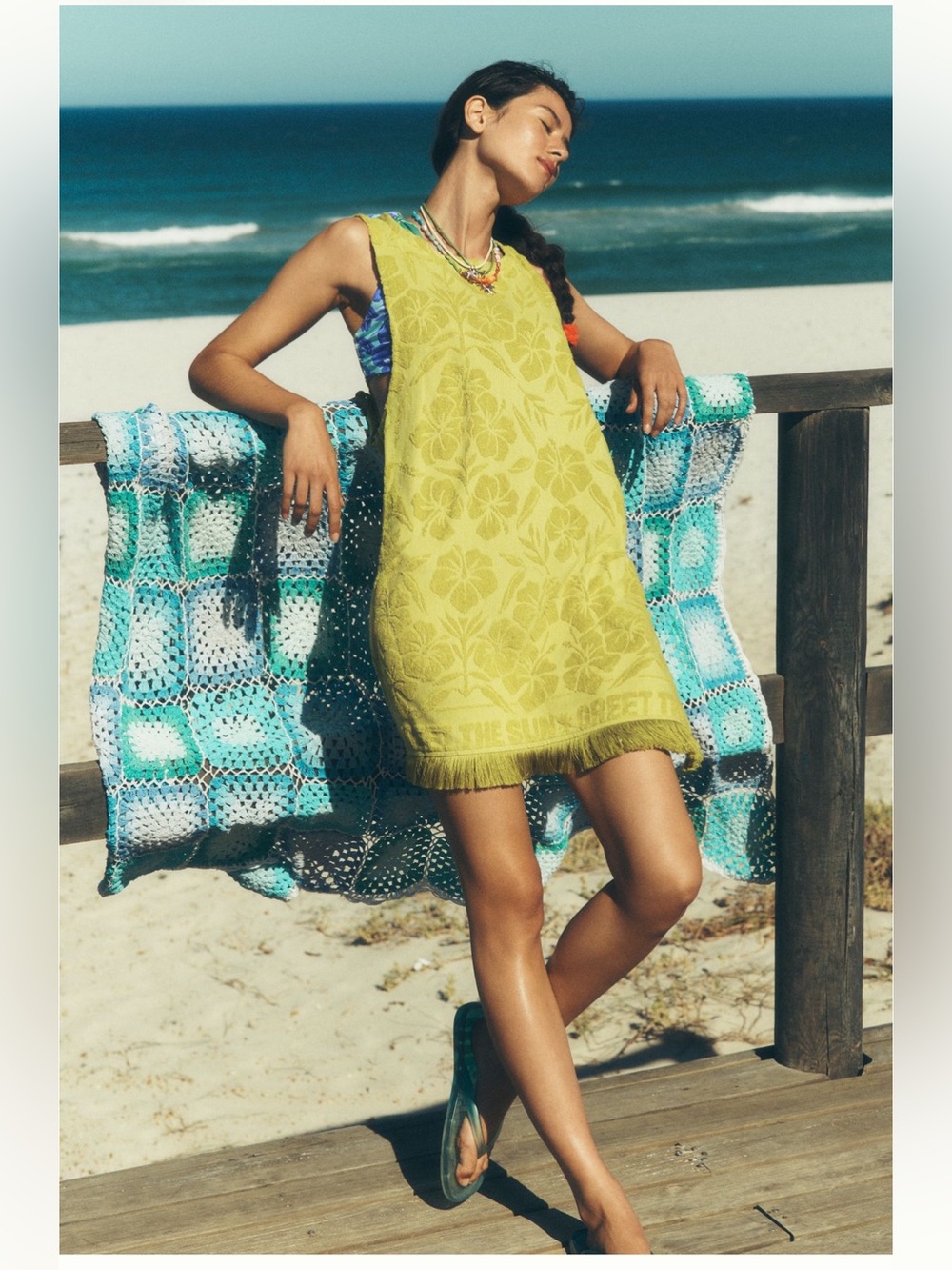 Celandine Terry Towel Cover Up